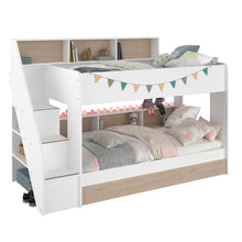 Cargar imagen en el visor de la galería, Camarote BIBLIO 90x200cms. 2 camas + cama auxiliar.