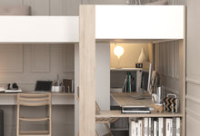Cargar imagen en el visor de la galería, Coming SOON! Highsleeper ALEXANDRA en L 90x200cms. 2 camas + 2 escritorios