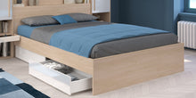 Cargar imagen en el visor de la galería, Cama BRIDGE full oak + cajones.