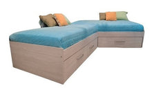 Cargar imagen en el visor de la galería, Camas ECO twin en L. Bajo Pedido