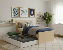Cargar imagen en el visor de la galería, Cama NINO 90x190cms. nido + auxiliar natural