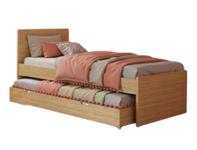 Cargar imagen en el visor de la galería, Cama NINO 90x190cms. nido + auxiliar natural