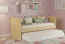 Cargar imagen en el visor de la galería, Cama NINO 90x190cms. nido + auxiliar natural