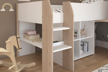 Cargar imagen en el visor de la galería, Midsleeper FINLAND 90x200cms. + escritorio + librero.