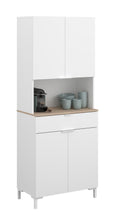 Cargar imagen en el visor de la galería, Coming SOON!! Modulo FUJI multiuso 1 cajon 4 puertas 72X40X186cm. oak/blanco
