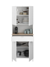 Cargar imagen en el visor de la galería, Coming SOON!! Modulo FUJI multiuso 1 cajon 4 puertas 72X40X186cm. oak/blanco