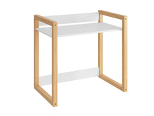 Cargar imagen en el visor de la galería, Escritorio evolutivo ZOE 80x50x75cms. blanco/madera natural