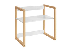 Cargar imagen en el visor de la galería, Escritorio evolutivo ZOE 80x50x75cms. blanco/madera natural