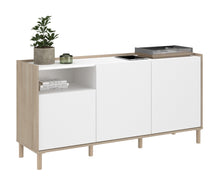 Cargar imagen en el visor de la galería, Coming SOON!! Bufet aparador MORPHOS 150X40X75cm. oak/blanco
