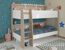 Cargar imagen en el visor de la galería, Camarote SHELTER 90x200cms. 2 camas + libreros.