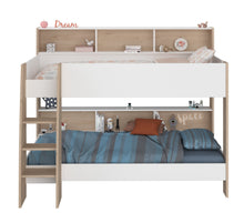 Cargar imagen en el visor de la galería, Camarote SHELTER 90x200cms. 2 camas + libreros.