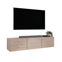 Cargar imagen en el visor de la galería, Coming SOON!! Modulo TV STORIA 2 puertas + 2 cajones 180X40X40cm. oak