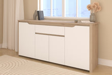 Cargar imagen en el visor de la galería, Coming SOON!! Bufet aparador WENDY 185X46X96cm. oak/blanco