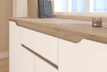 Cargar imagen en el visor de la galería, Coming SOON!! Bufet aparador WENDY 185X46X96cm. oak/blanco