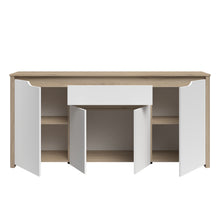 Cargar imagen en el visor de la galería, Coming SOON!! Bufet aparador WENDY 185X46X96cm. oak/blanco