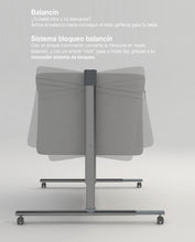 Cargar imagen en el visor de la galería, Mini Cuna colecho NEAR aluminio + texil azul