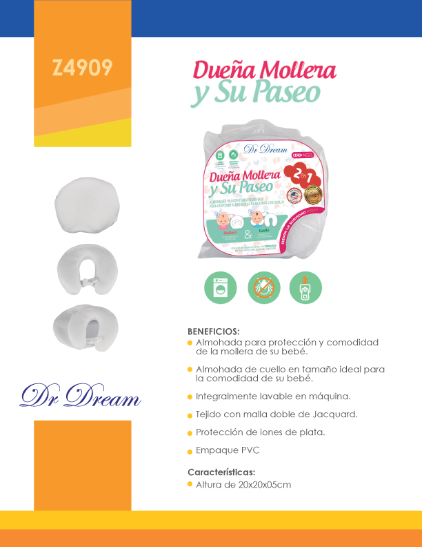 Almohada Anatómica para Bebés. Premium e Hipoalergénica! – Oferfy Panama