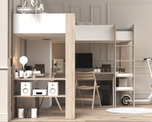 Cargar imagen en el visor de la galería, Coming SOON! Highsleeper ALEXANDRA en L 90x200cms. 2 camas + 2 escritorios
