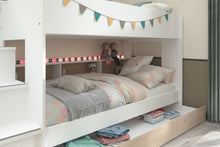 Cargar imagen en el visor de la galería, Camarote BIBLIO 90x200cms. 2 camas + cama auxiliar.
