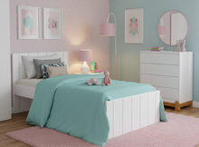 Cargar imagen en el visor de la galería, Cama LOTUS 90x190cms. blanca
