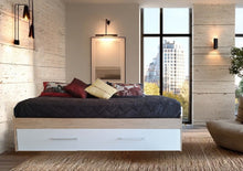 Cargar imagen en el visor de la galería, Cama ECO twin + cama auxiliar color rovere
