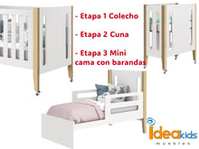 Cargar imagen en el visor de la galería, COMBO cuna TOM + comoda ELFE 4 cajones
