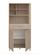 Cargar imagen en el visor de la galería, Coming SOON!! Modulo GALA multiuso 1 cajon 2 puertas 83X41X182cm. oak
