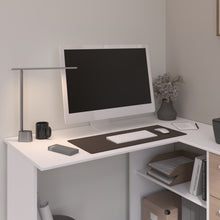 Cargar imagen en el visor de la galería, Escritorio INFINITY CORNER 121x111/55cms. oak/blanco
