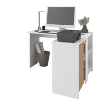 Cargar imagen en el visor de la galería, Escritorio INFINITY CORNER 121x111/55cms. oak/blanco
