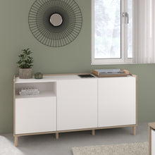 Cargar imagen en el visor de la galería, Coming SOON!! Bufet aparador MORPHOS 150X40X75cm. oak/blanco
