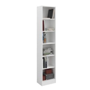 Librero SOPHIA 41x198cms. blanco entrepaños