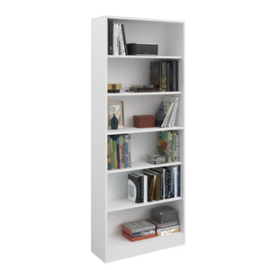 Librero SOPHIA 79x198cms. blanco entrepaños.