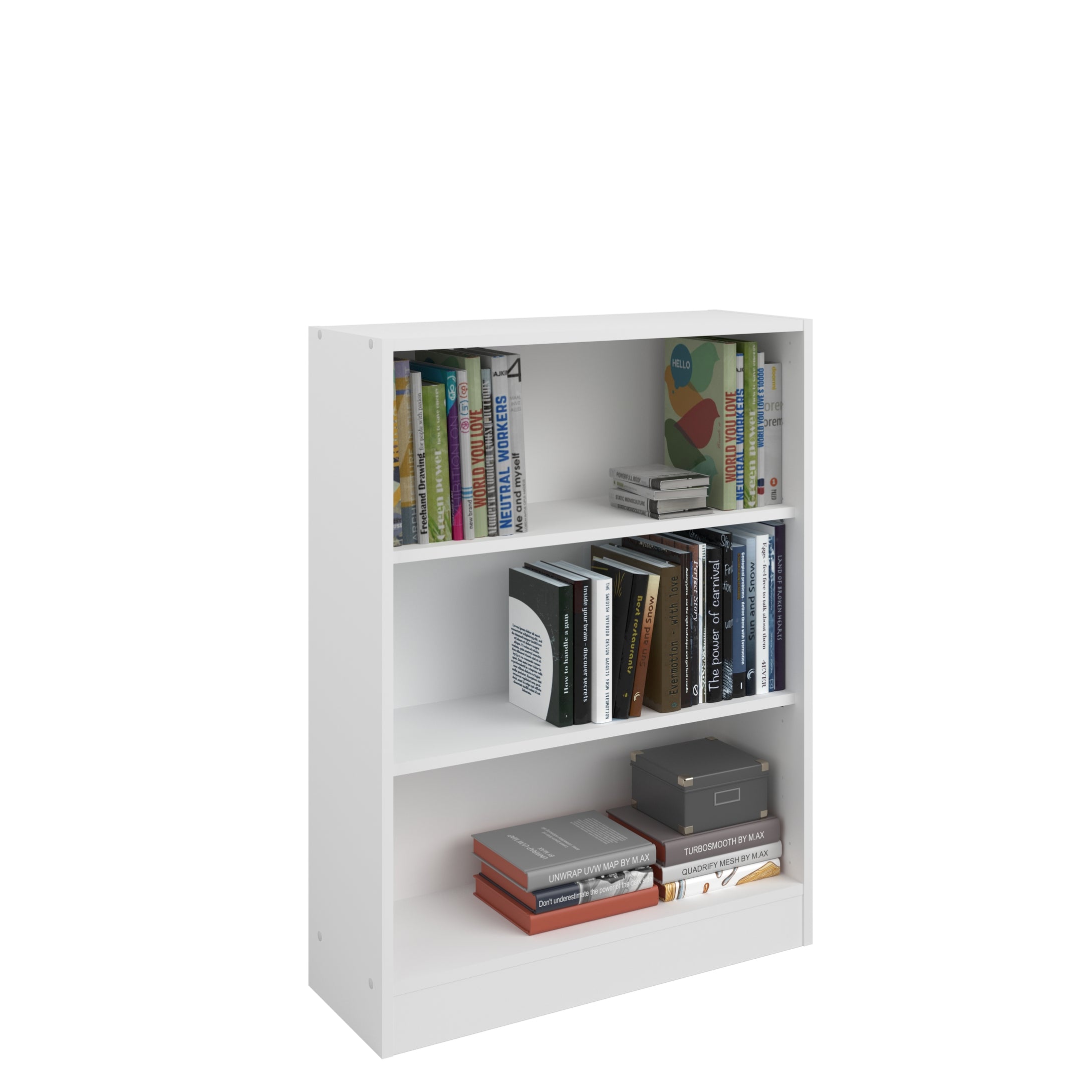 Librero SOPHIA 79x104cms. blanco entrepaños