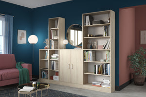Librero SOPHIA 79x198cms. oak entrepaños