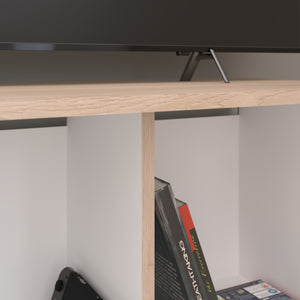 Librero/ Juguetero THEBES 90x33x38cms. oak/blanco