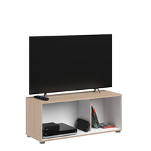 Cargar imagen en el visor de la galería, Librero/ Juguetero THEBES 90x33x38cms. oak/blanco
