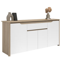 Cargar imagen en el visor de la galería, Coming SOON!! Bufet aparador WENDY 185X46X96cm. oak/blanco
