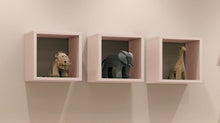 Cargar imagen en el visor de la galería, Repisa NICHO kit de 3 piezas 30x30x20cms. rosado
