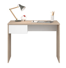 Cargar imagen en el visor de la galería, Escritorio SHELTER 94x50x71cms. oak/blanco
